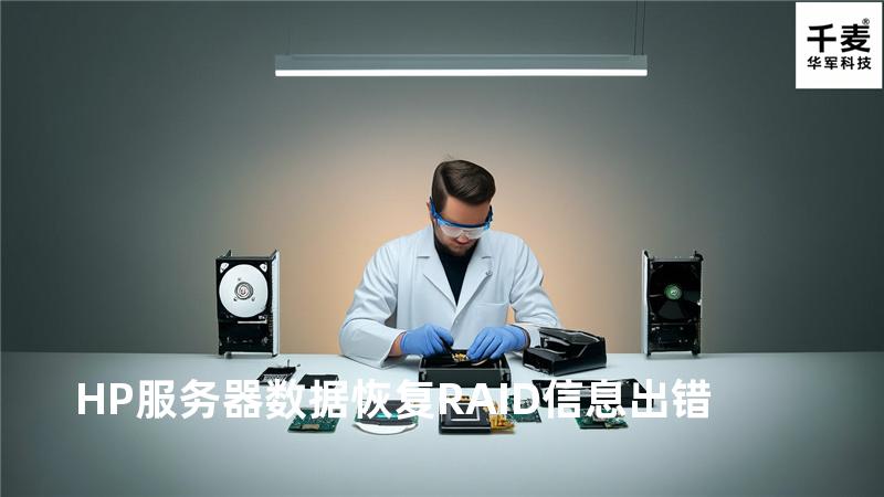 HP服务器数据恢复 RAID信息出错