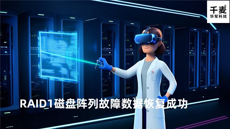 RAID1磁盘阵列故障数据恢复成功