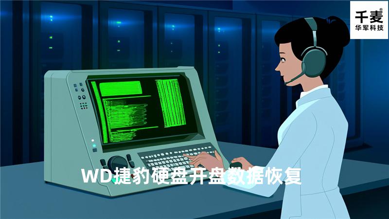 WD捷豹硬盘开盘数据恢复