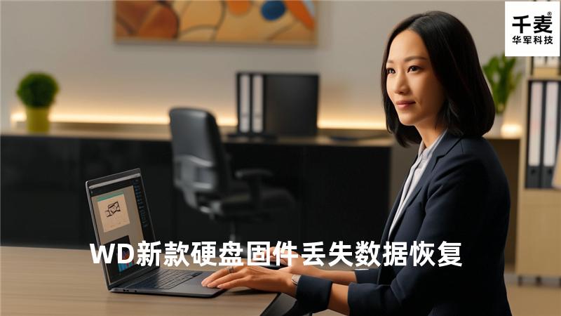 WD新款硬盘固件丢失数据恢复