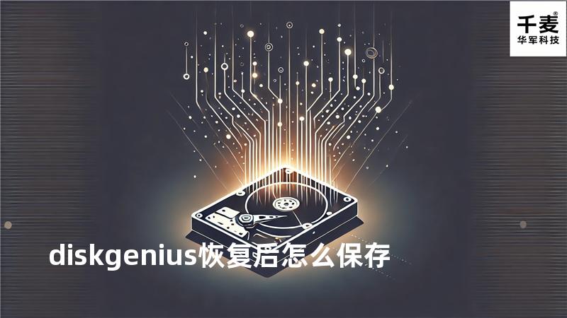 diskgenius恢复后怎么保存