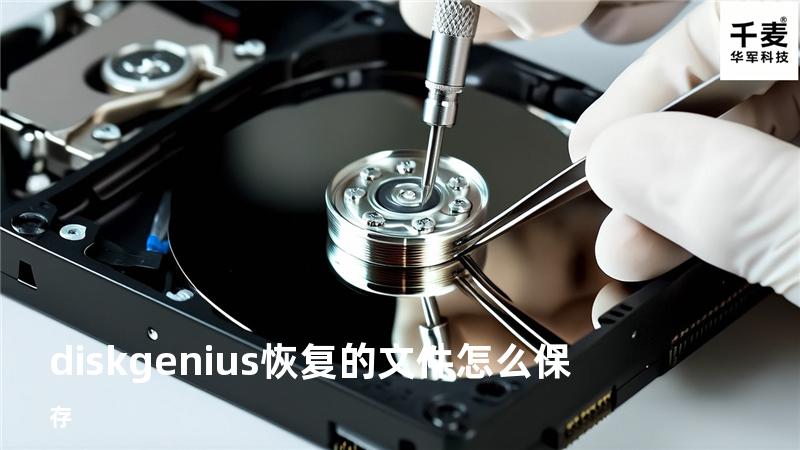 diskgenius恢复的文件怎么保存