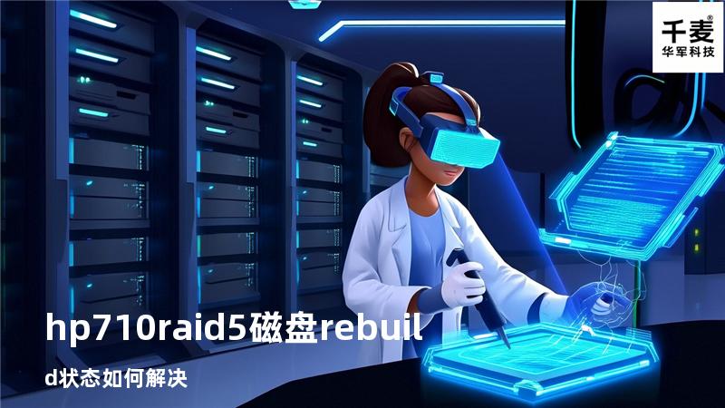 hp710 raid5 磁盘 rebuild状态如何解决
