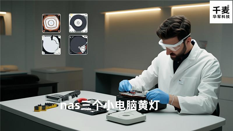 nas三个小电脑黄灯