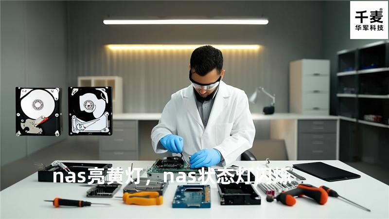 nas亮黄灯，nas 状态灯 闪烁