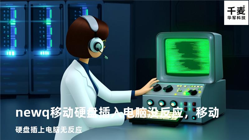 newq移动硬盘插入电脑没反应，移动硬盘插上电脑无反应