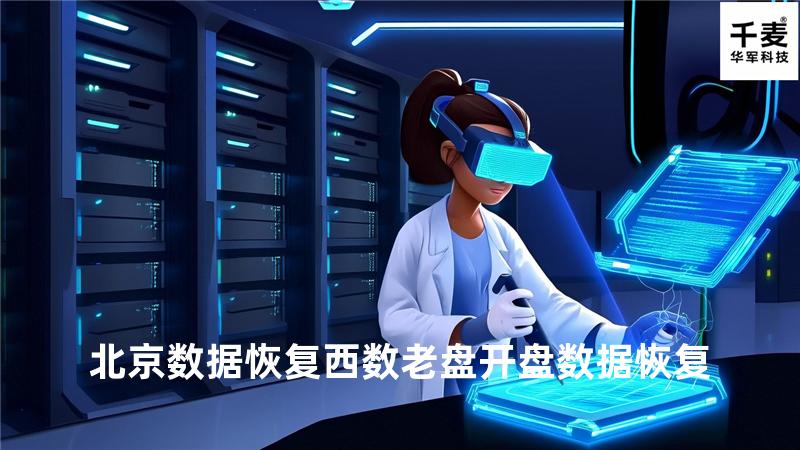 北京数据恢复 西数老盘开盘数据恢复