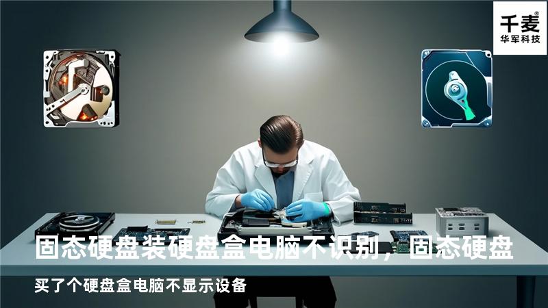 固态硬盘装硬盘盒电脑不识别，固态硬盘买了个硬盘盒电脑不显示设备