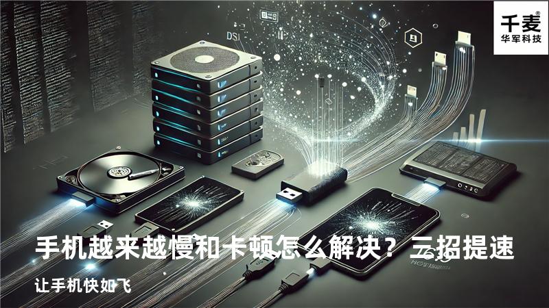 手机越来越慢和卡顿怎么解决？三招提速让手机快如飞