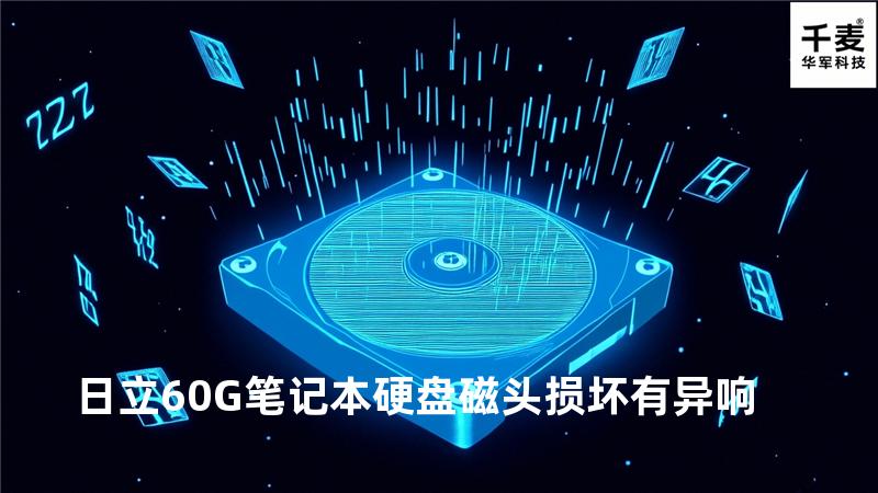日立60G笔记本硬盘 磁头损坏有异响
