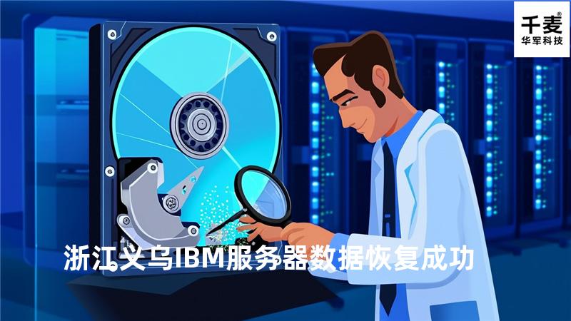浙江义乌IBM服务器数据恢复成功