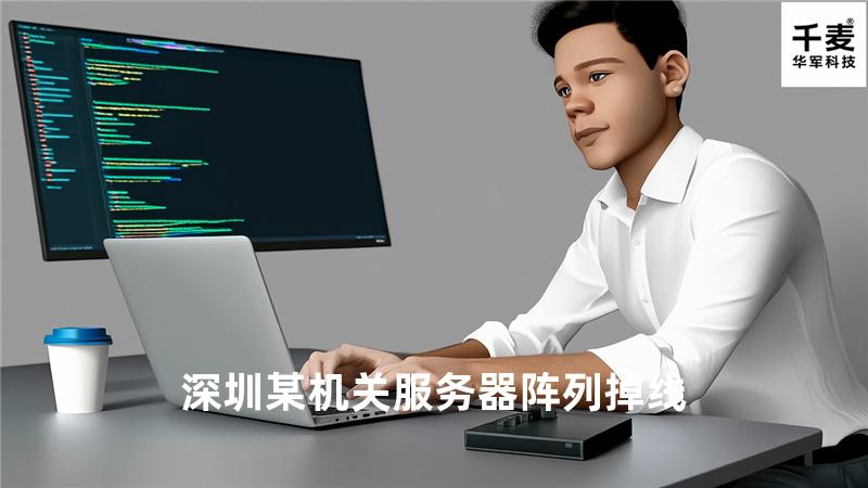 深圳某机关服务器阵列掉线