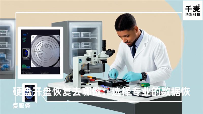 硬盘开盘恢复去哪做：选择专业的数据恢复服务