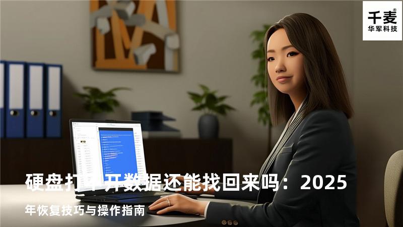 硬盘打不开数据还能找回来吗：2025年恢复技巧与操作指南