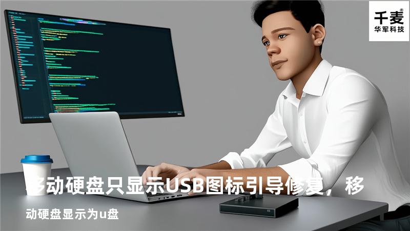 移动硬盘只显示USB图标引导修复，移动硬盘显示为u盘