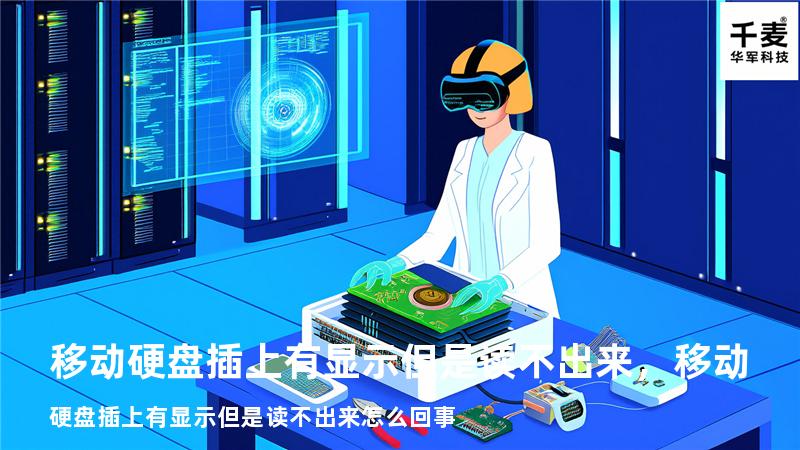 移动硬盘插上有显示但是读不出来，移动硬盘插上有显示但是读不出来怎么回事