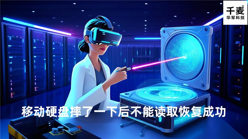 移动硬盘摔了一下后不能读取 恢复成功