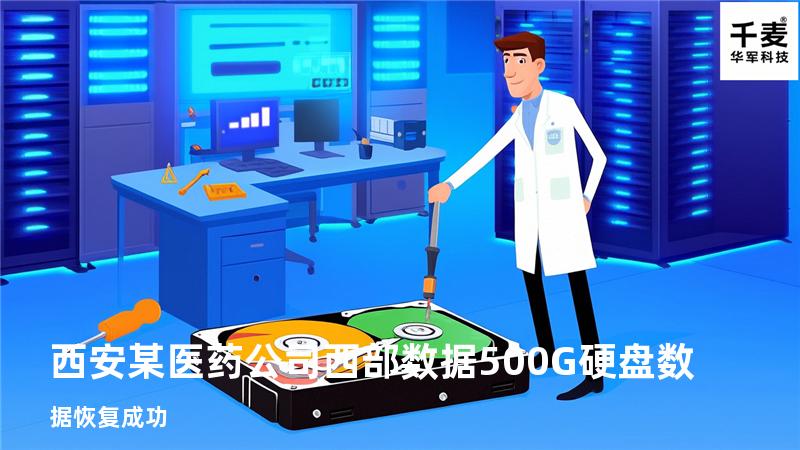 西安某医药公司西部数据500G硬盘数据恢复成功