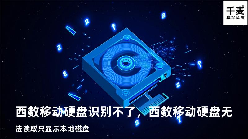 西数移动硬盘识别不了，西数移动硬盘无法读取只显示本地磁盘