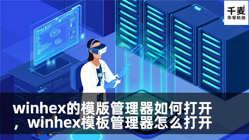 winhex的模版管理器如何打开，winhex模板管理器怎么打开