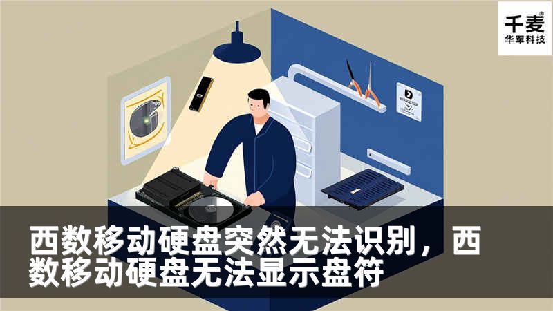 西数移动硬盘突然无法识别，西数移动硬盘无法显示盘符