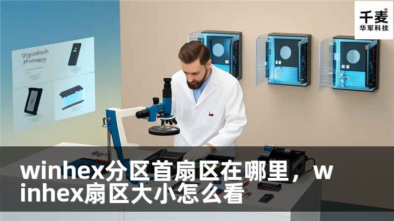 winhex分区首扇区在哪里，winhex扇区大小怎么看