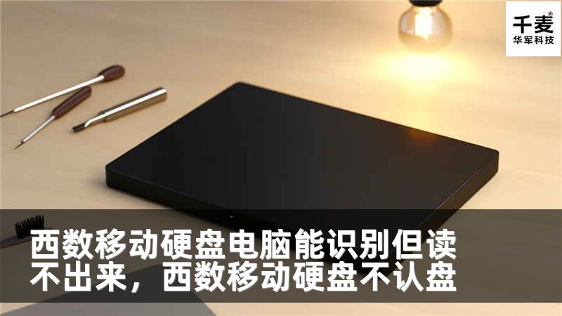 西数移动硬盘电脑能识别但读不出来，西数移动硬盘不认盘