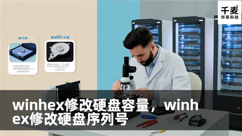 winhex修改硬盘容量，winhex修改硬盘序列号