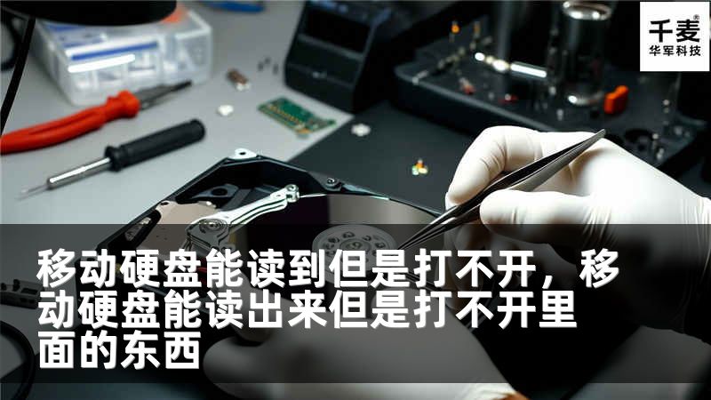 移动硬盘能读到但是打不开，移动硬盘能读出来但是打不开里面的东西