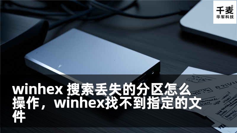 winhex 搜索丢失的分区怎么操作，winhex找不到指定的文件