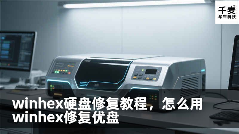winhex硬盘修复教程，怎么用winhex修复优盘