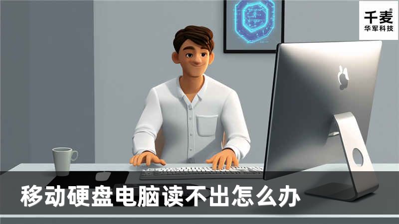 移动硬盘电脑读不出怎么办