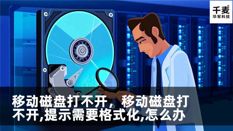 移动磁盘打不开，移动磁盘打不开,提示需要格式化,怎么办