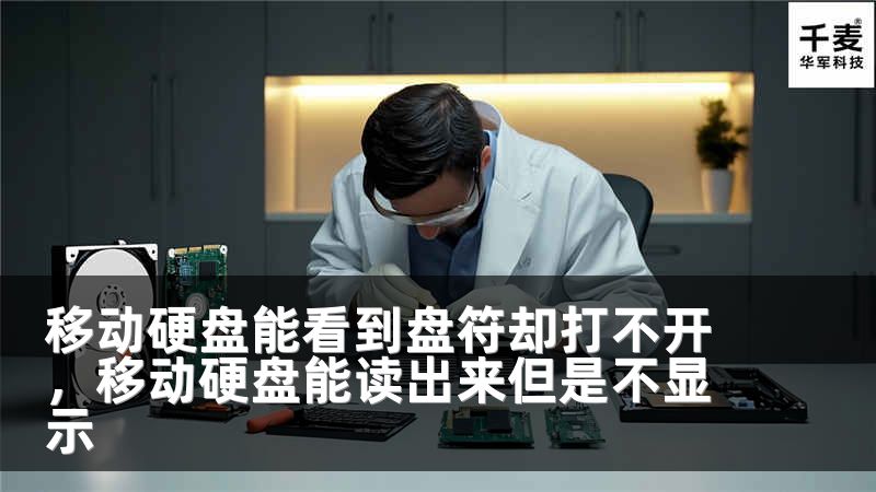 移动硬盘能看到盘符却打不开，移动硬盘能读出来但是不显示