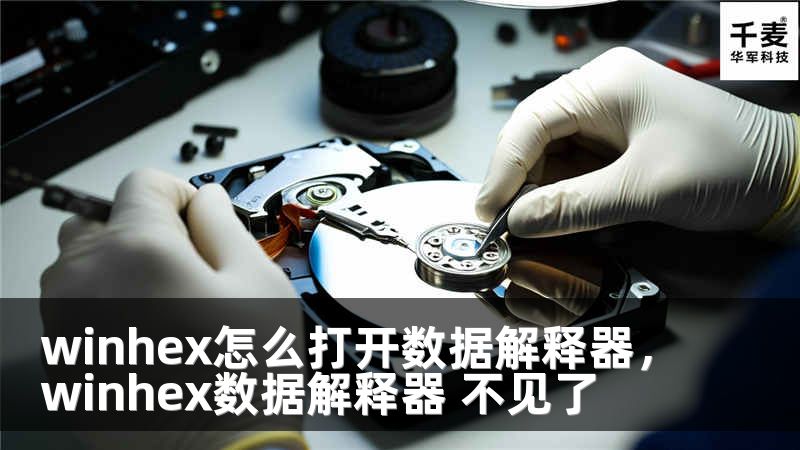 winhex怎么打开数据解释器，winhex数据解释器 不见了