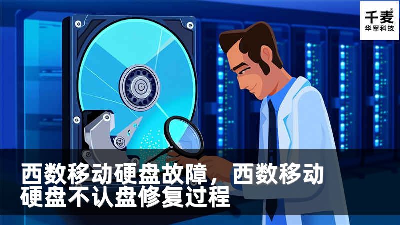 西数移动硬盘故障，西数移动硬盘不认盘修复过程