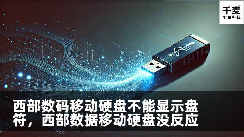 西部数码移动硬盘不能显示盘符，西部数据移动硬盘没反应