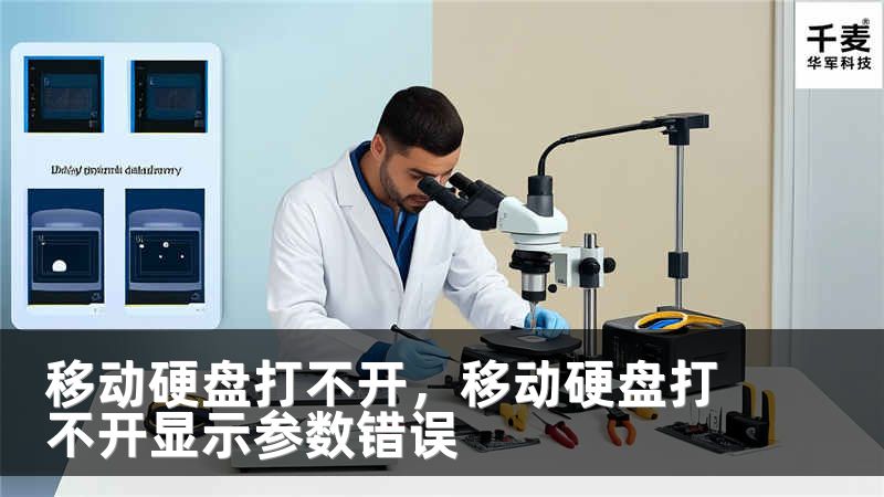 移动硬盘打不开，移动硬盘打不开显示参数错误