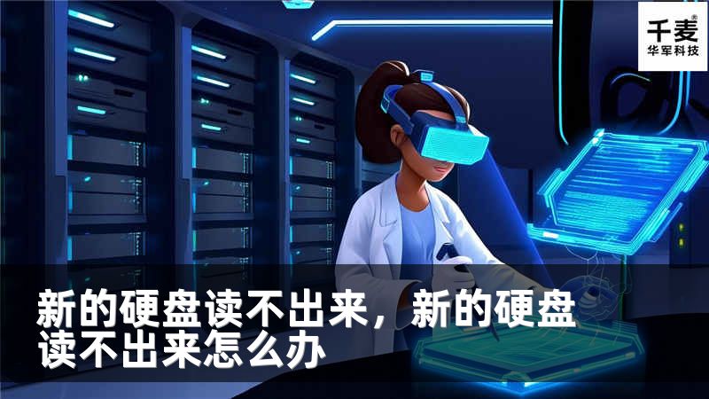 新的硬盘读不出来，新的硬盘读不出来怎么办