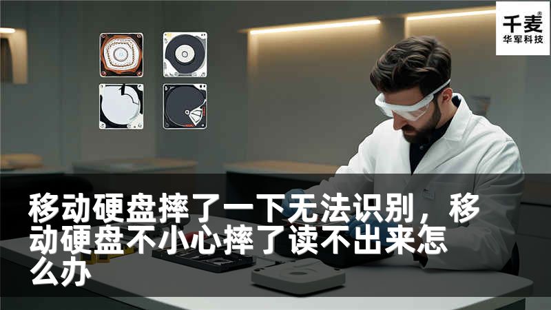 移动硬盘摔了一下无法识别，移动硬盘不小心摔了读不出来怎么办