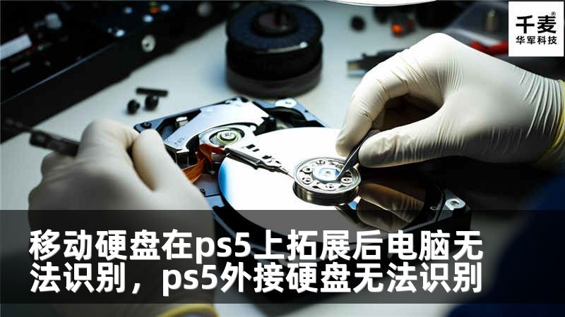 移动硬盘在ps5上拓展后电脑无法识别，ps5外接硬盘无法识别