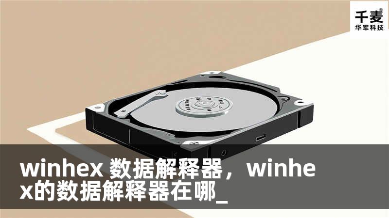 winhex 数据解释器，winhex的数据解释器在哪_