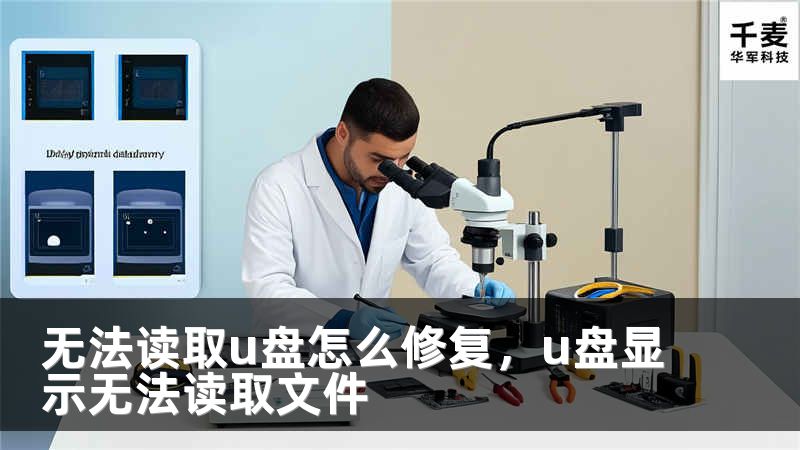 无法读取u盘怎么修复，u盘显示无法读取文件