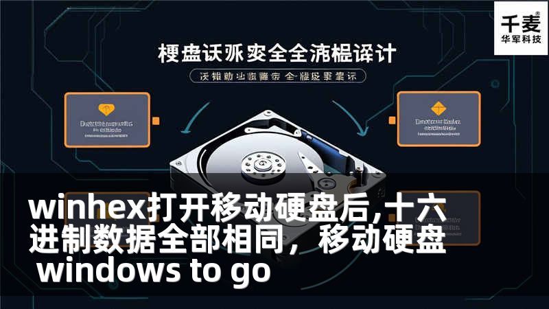 winhex打开移动硬盘后,十六进制数据全部相同，移动硬盘 windows to go