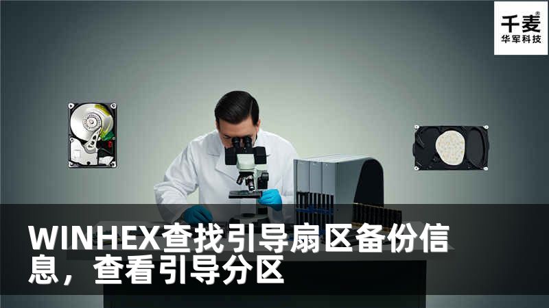 WINHEX查找引导扇区备份信息，查看引导分区