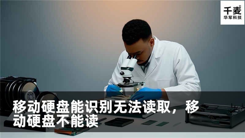 移动硬盘能识别无法读取，移动硬盘不能读