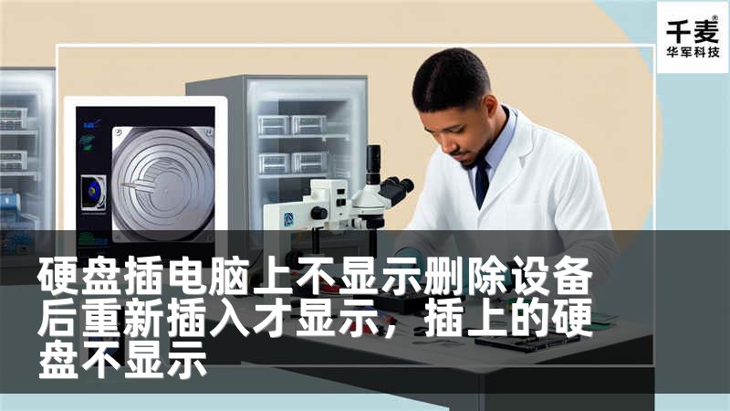硬盘插电脑上不显示删除设备后重新插入才显示，插上的硬盘不显示