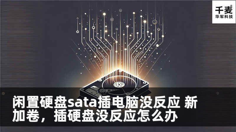 闲置硬盘sata插电脑没反应 新加卷，插硬盘没反应怎么办