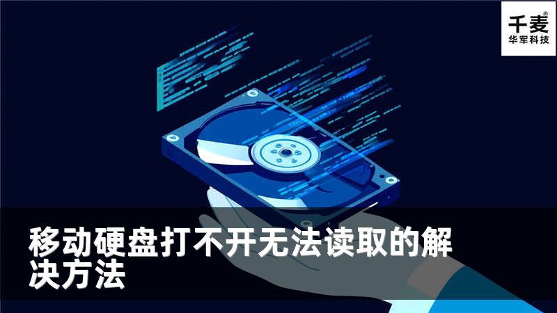 移动硬盘打不开无法读取的解决方法