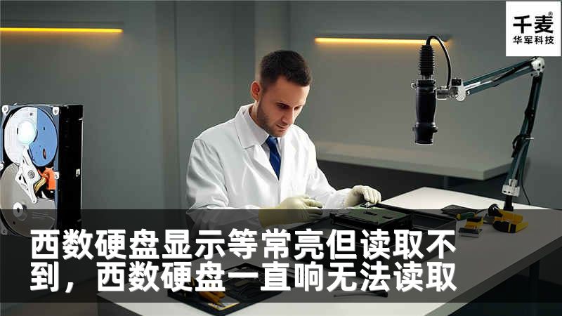 西数硬盘显示等常亮但读取不到，西数硬盘一直响无法读取